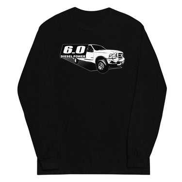 Power Stroke 6.0 Long Sleeve T-Shirt in black